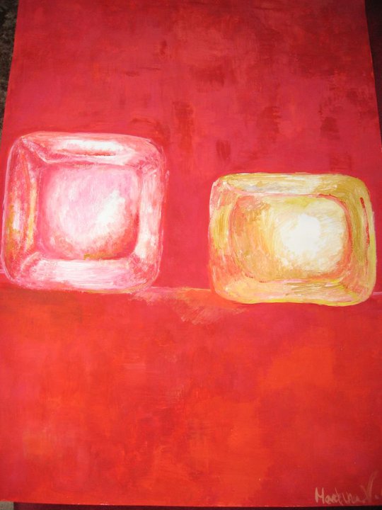 Bonbony -  abstrakce - prodáno - 2008
